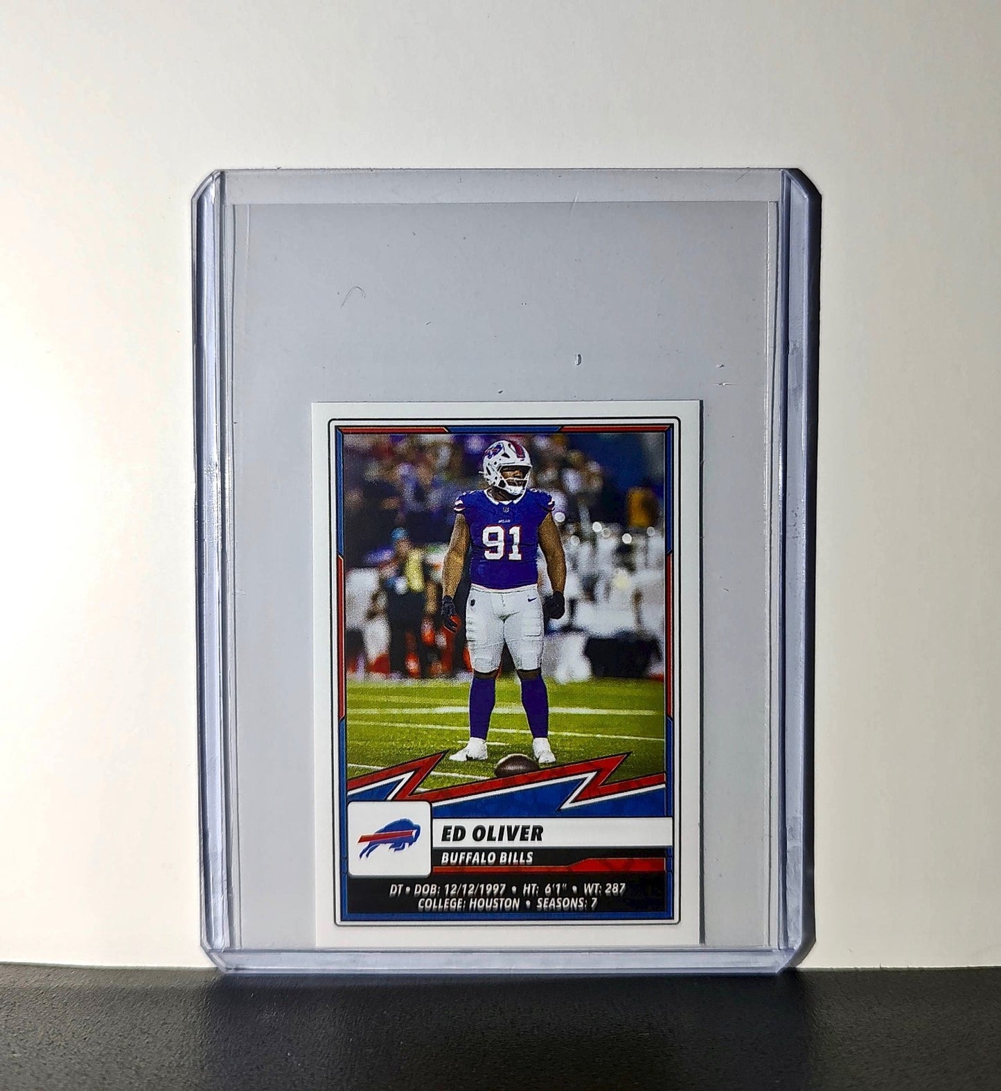 Ed Oliver 2025 Panini NFL #47 Sticker Buffalo Bills