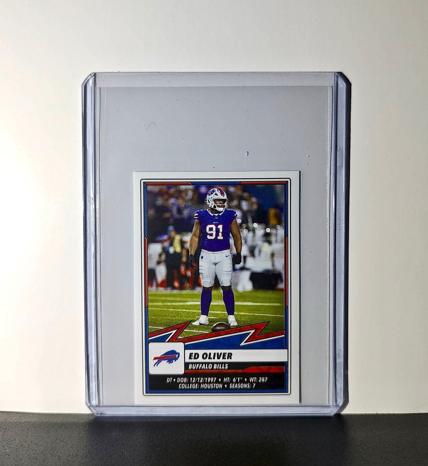 Ed Oliver 2025 Panini NFL #47 Sticker Buffalo Bills