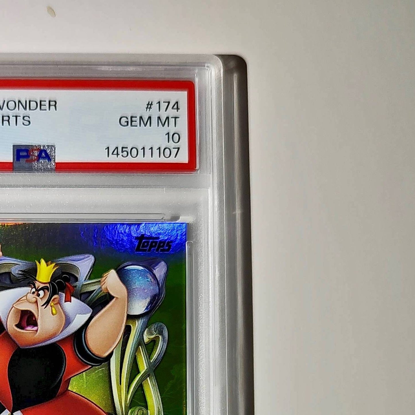 Queen of Hearts 2025 Topps Disney #174 Card Alice in Wonderland PSA 10 GM