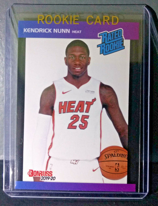 Kendrick Nunn 2019-20 Panini NBA #36 Rated Rookie Retro Card 1/3431