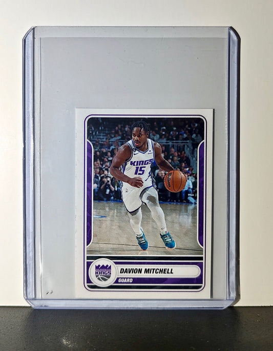 Davion Mitchell 2023-24 Panini NBA #462 Sticker Sacramento Kings