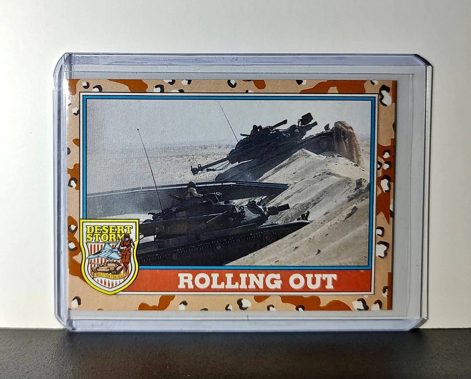 Rolling Out 1991 Topps Desert Storm #91 Card