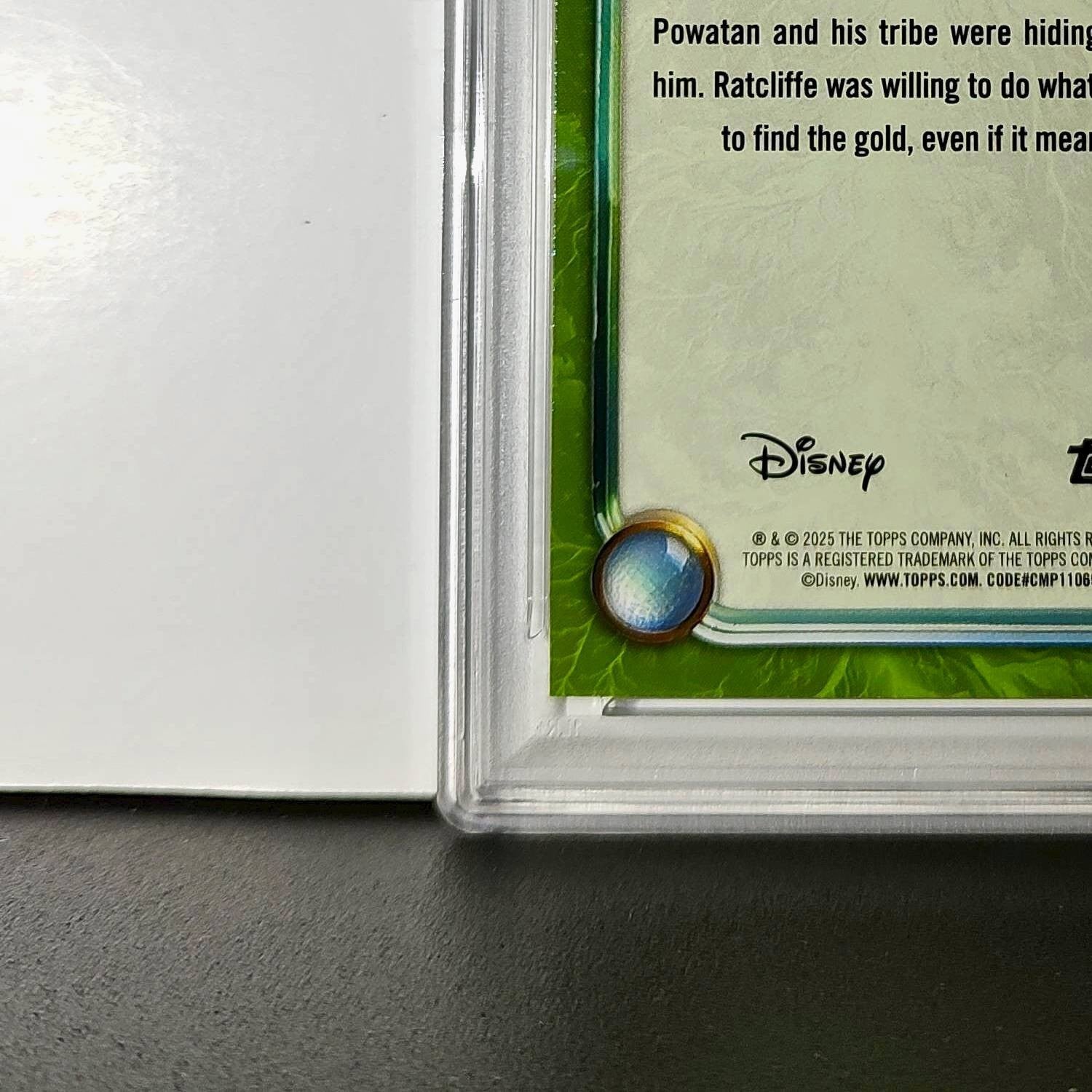 Governor Ratcliffe 2025 Topps Disney Wonder #179 Card Pocahontas PSA 10