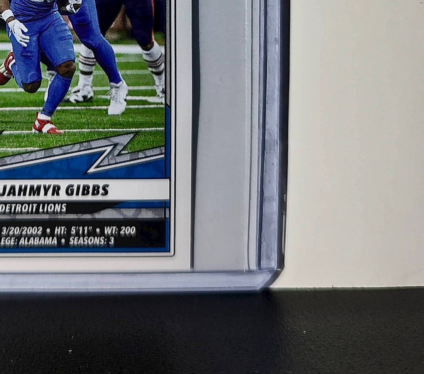 Jahmyr Gibbs 2025 Panini NFL #377 Sticker Detroit Lions