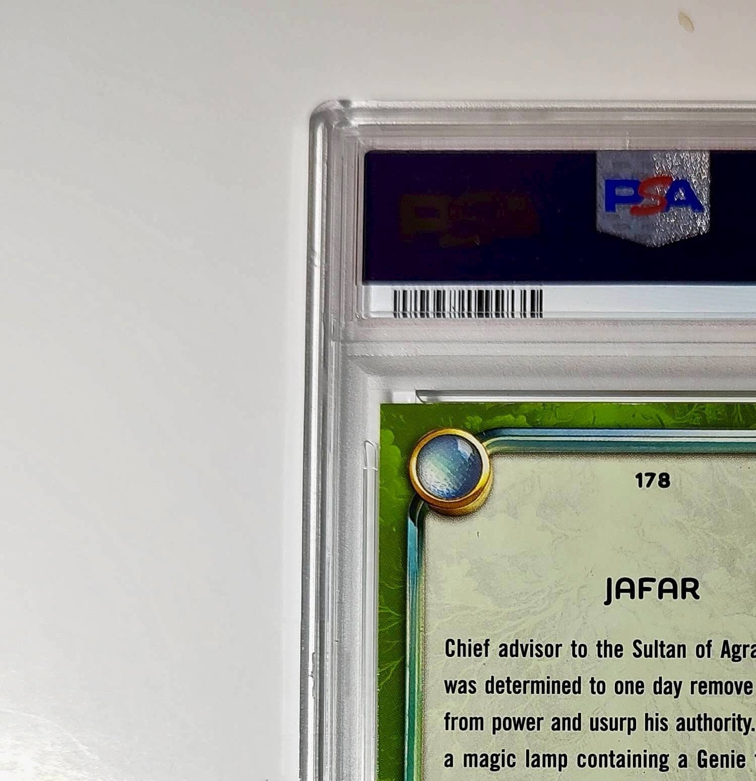 Jafar 2025 Topps Disney Wonder #178 Card Aladdin PSA 10