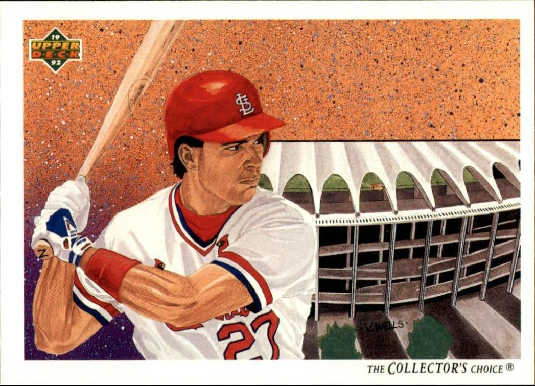 Todd Zeile 1992 Upper Deck MLB Team #40 Checklist Card St. Louis Cardinals