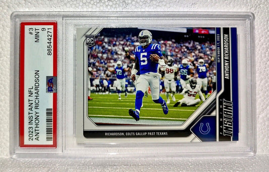 Anthony Richardson 2023 Panini NFL Rookie #3 Card 1 of 358 Colts PSA 9 Mint