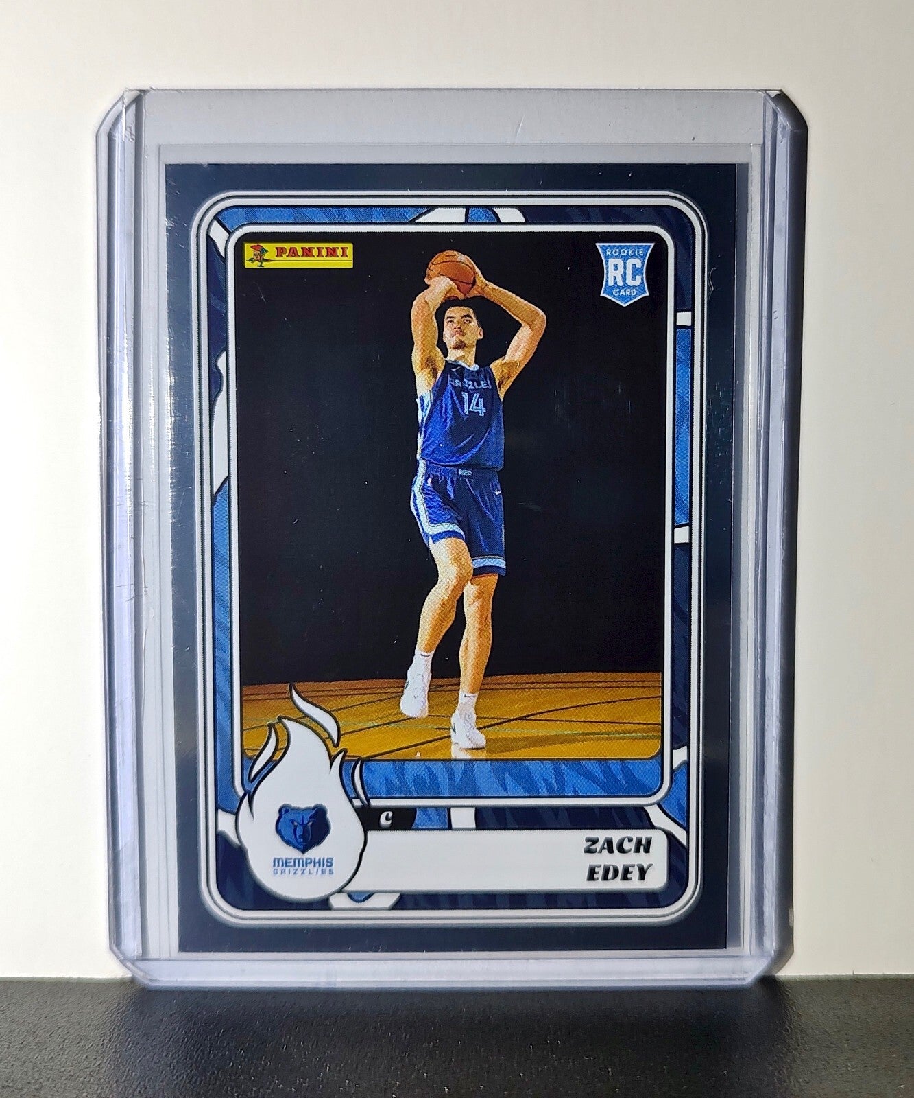 Zach Edey Rookie 2024-25 Panini NBA #90 Foil Sticker Card Memphis Grizzlies