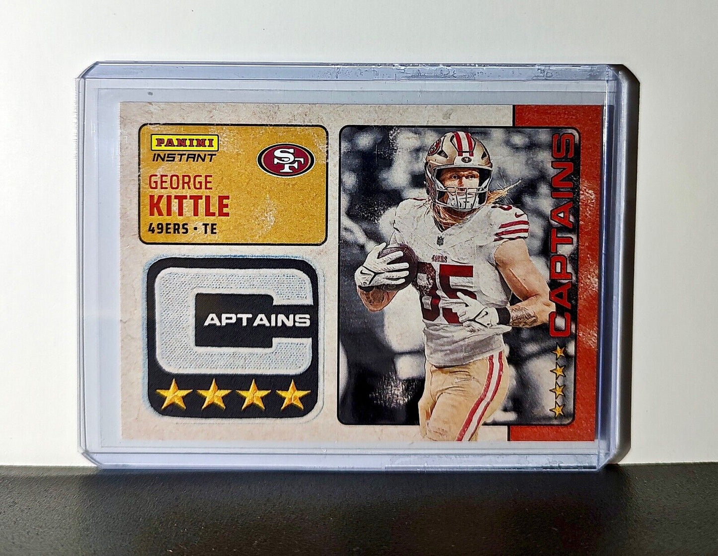 George Kittle 2024 Panini Captains NFL #41 Card San Francisco 49ers 1/351