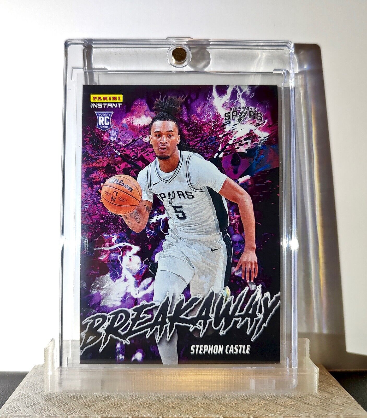 2024-25 Panini Instant NBA Breakaway Complete 18 Card Set in magnet cases 1/1355
