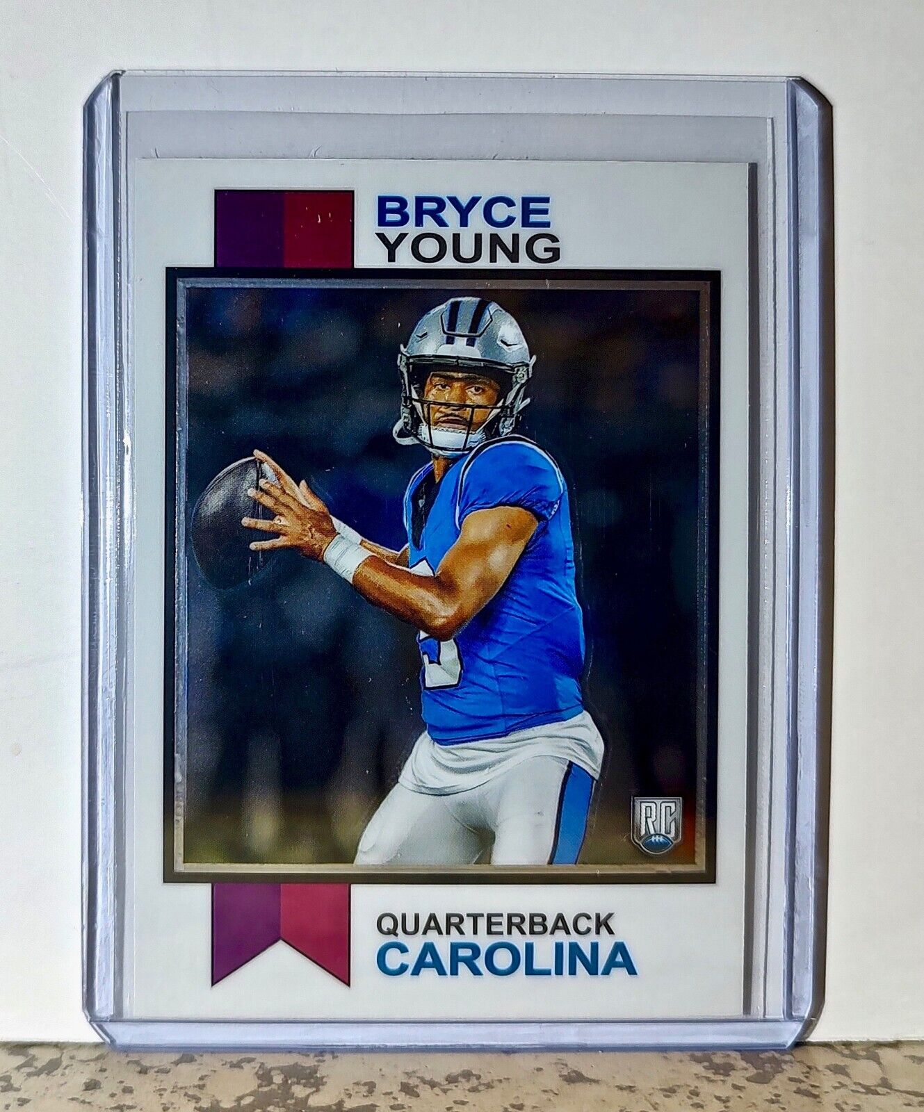 Bryce Young 2023 Topps Chrome 1973 Rookie NFL #1973-4 Card Carolina Panthers