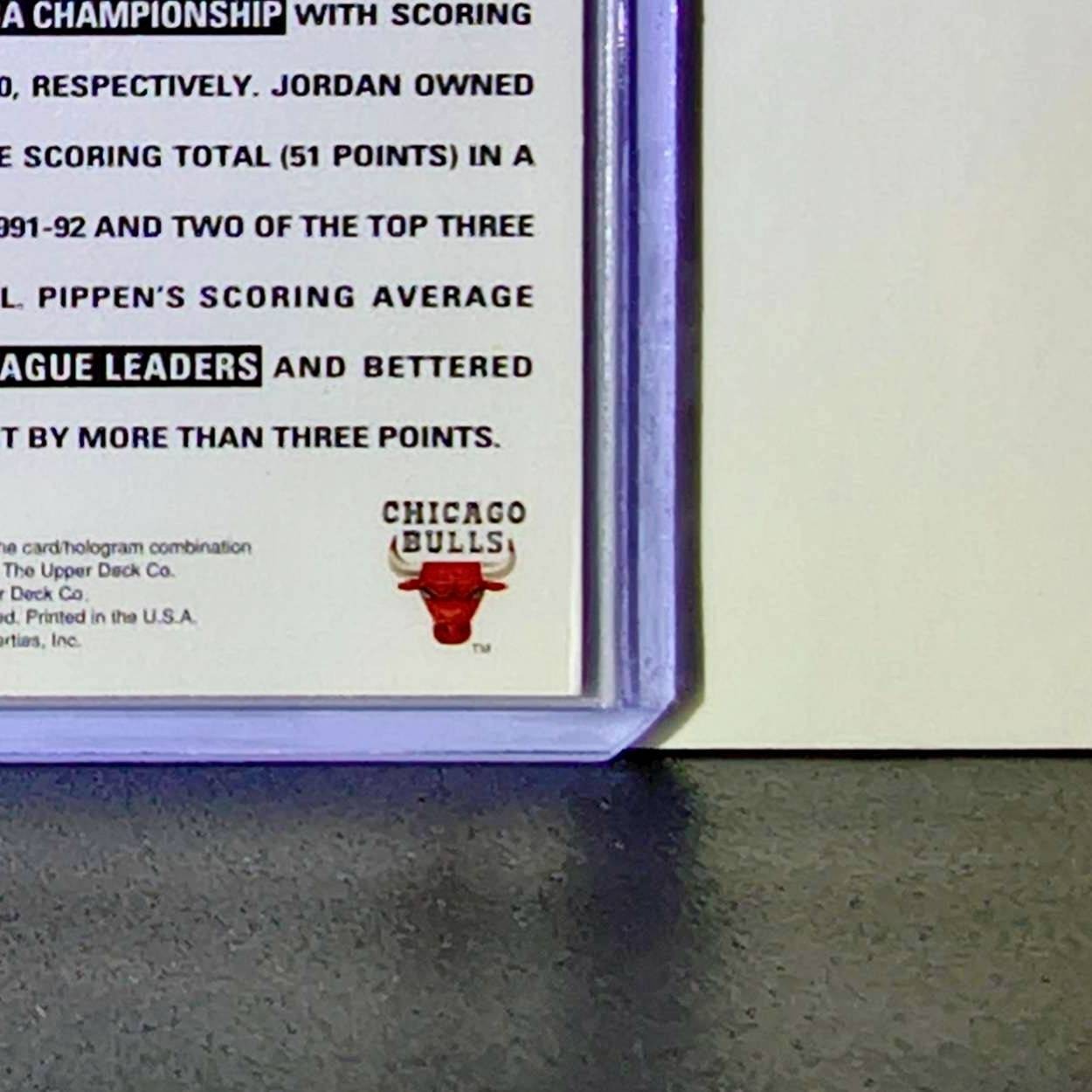Michael Jordan Scottie Pippen 1992-93 Upper Deck Scoring Threats #62 Card Bulls