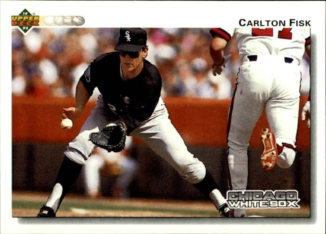 Carlton Fisk 1992 Upper Deck MLB #571 Baseball Card Chicago White Sox