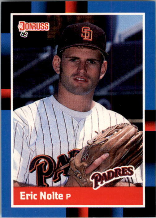 1988 Eric Nolte Donruss Baseball Card #534