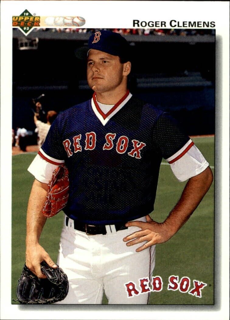 Roger Clemens 1992 Upper Deck MLB #545 Baseball Card Boston Red Sox