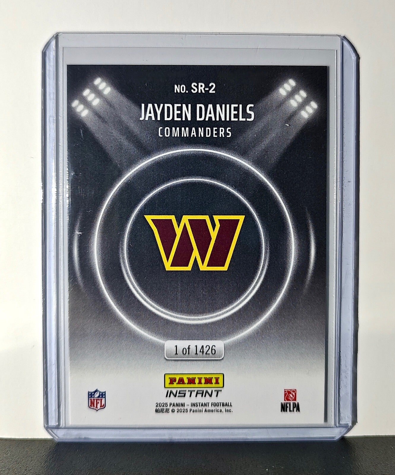 Jayden Daniels Rookie 2024 Panini Spotlight Rookies NFL #2 Commanders 1 of 1426