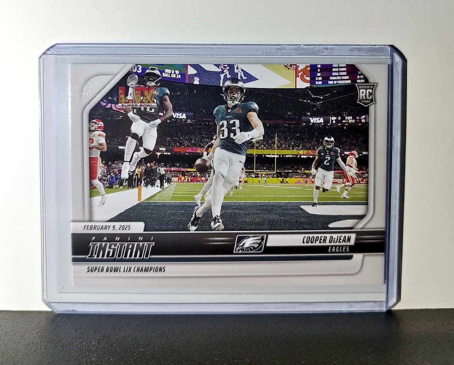 Cooper DeJean Rookie 2024 Panini Super Bowl LIX Champions NFL #23 Football Card