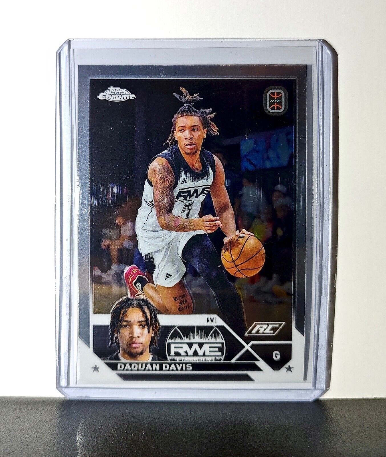 Daquan Davis Rookie Card 2023-24 Topps Chrome Overtime #86 RWE