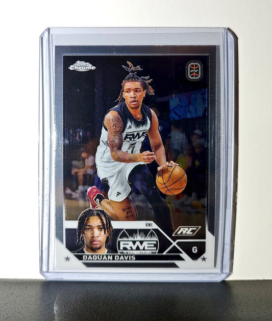 Daquan Davis Rookie Card 2023-24 Topps Chrome Overtime #86 RWE