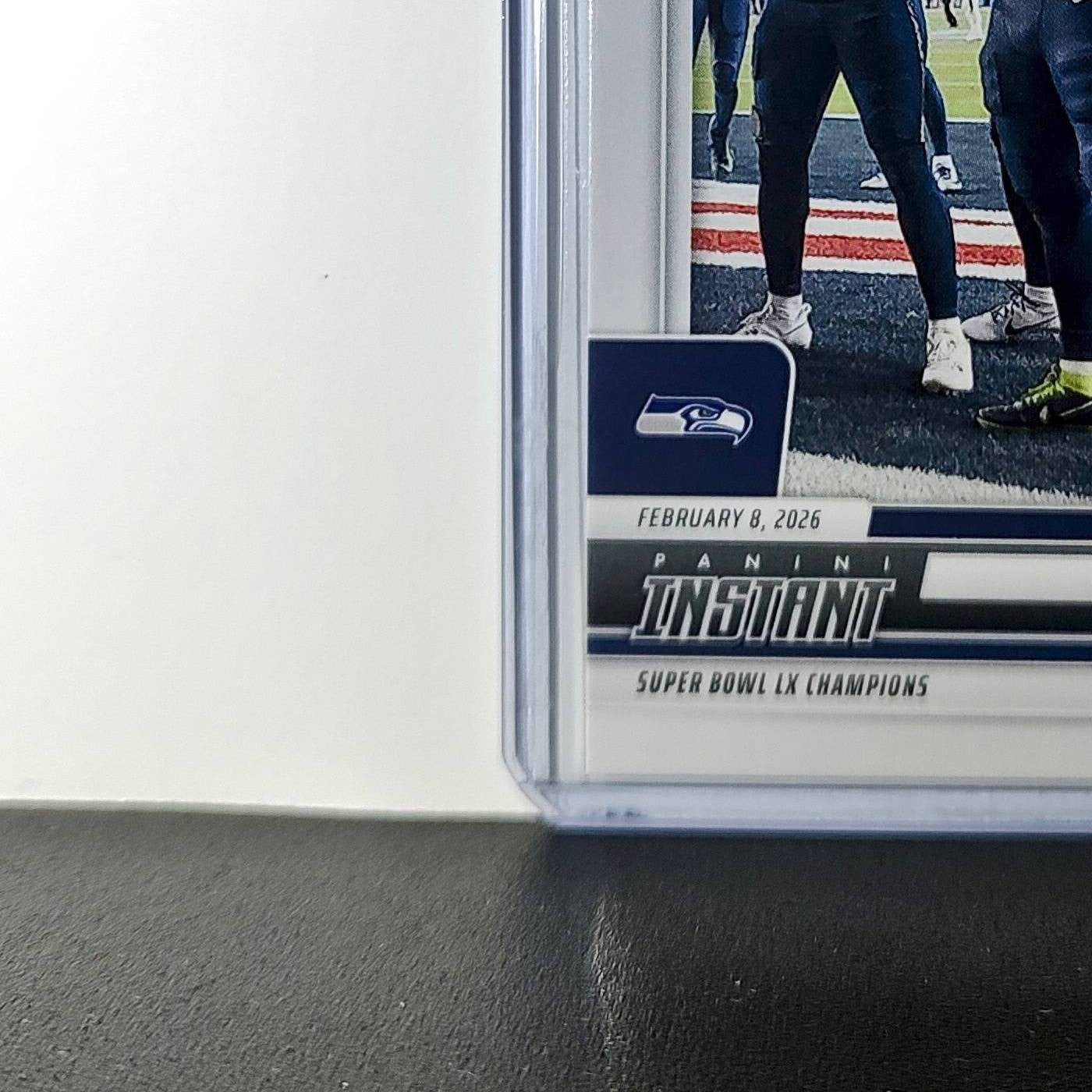 Drake Thomas 2026 Panini NFL Super Bowl LIX Champions #21 Card Seattle Seahawks