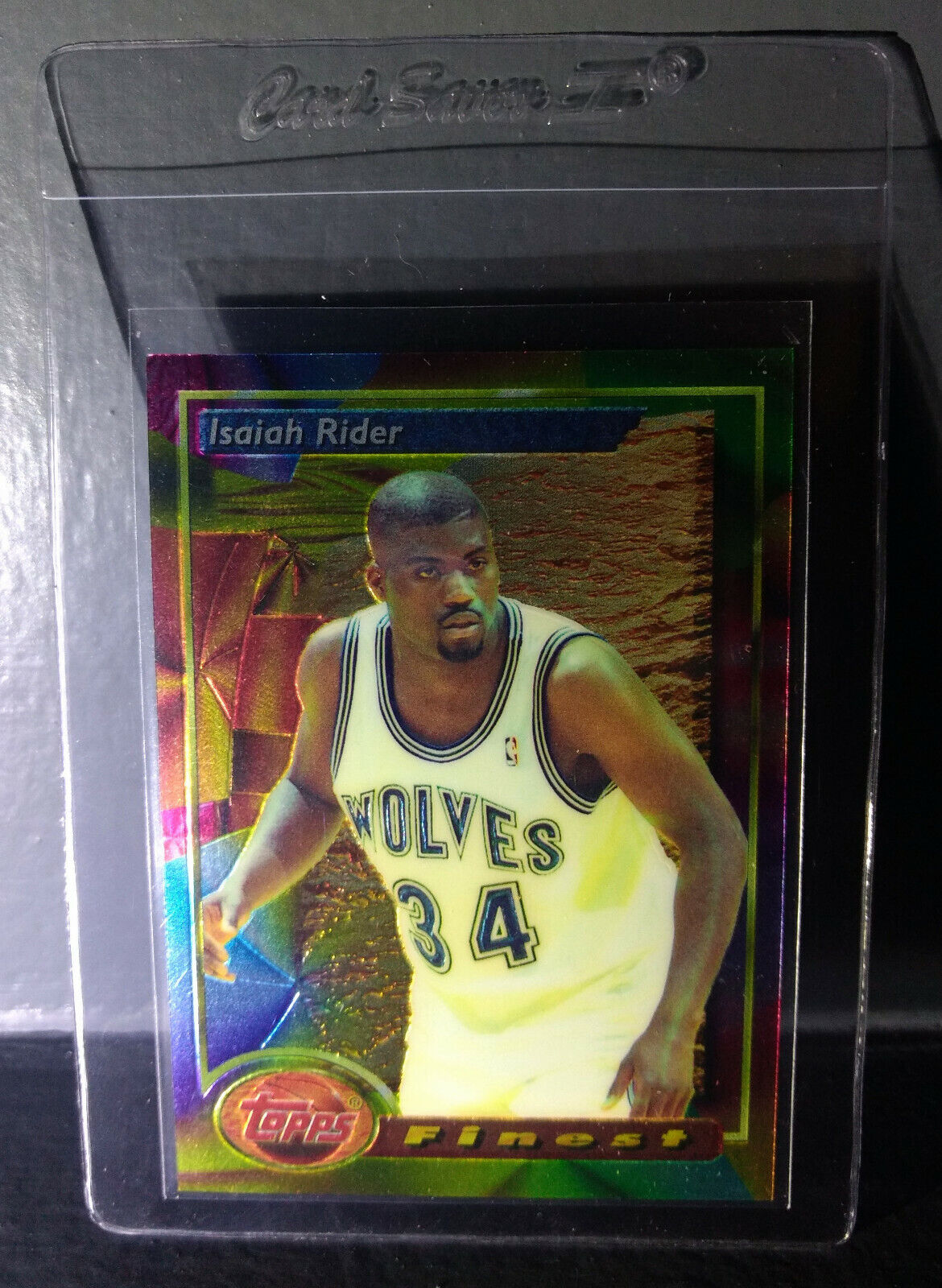 1993-94 Topps Finest Isaiah Rider #79 Rookie Basketball Card