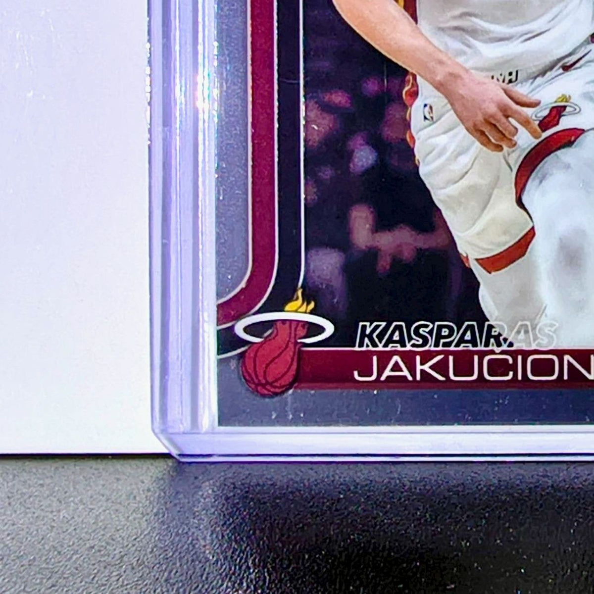 Kasparas Jakučionis Rookie 2025-26 NBA Topps Chrome Update #170 Card Miami Heat