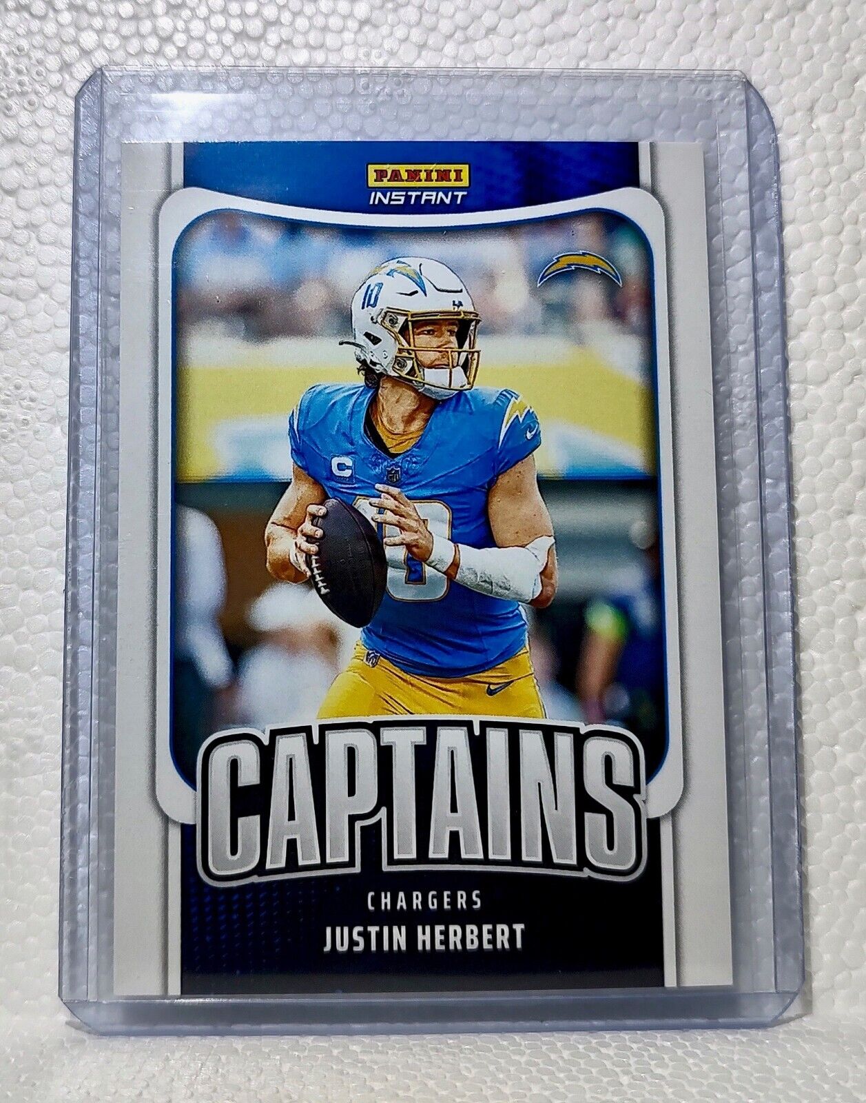 Justin Herbert 2023 Panini NFL Captain #18 Football Card Chargers 1/331