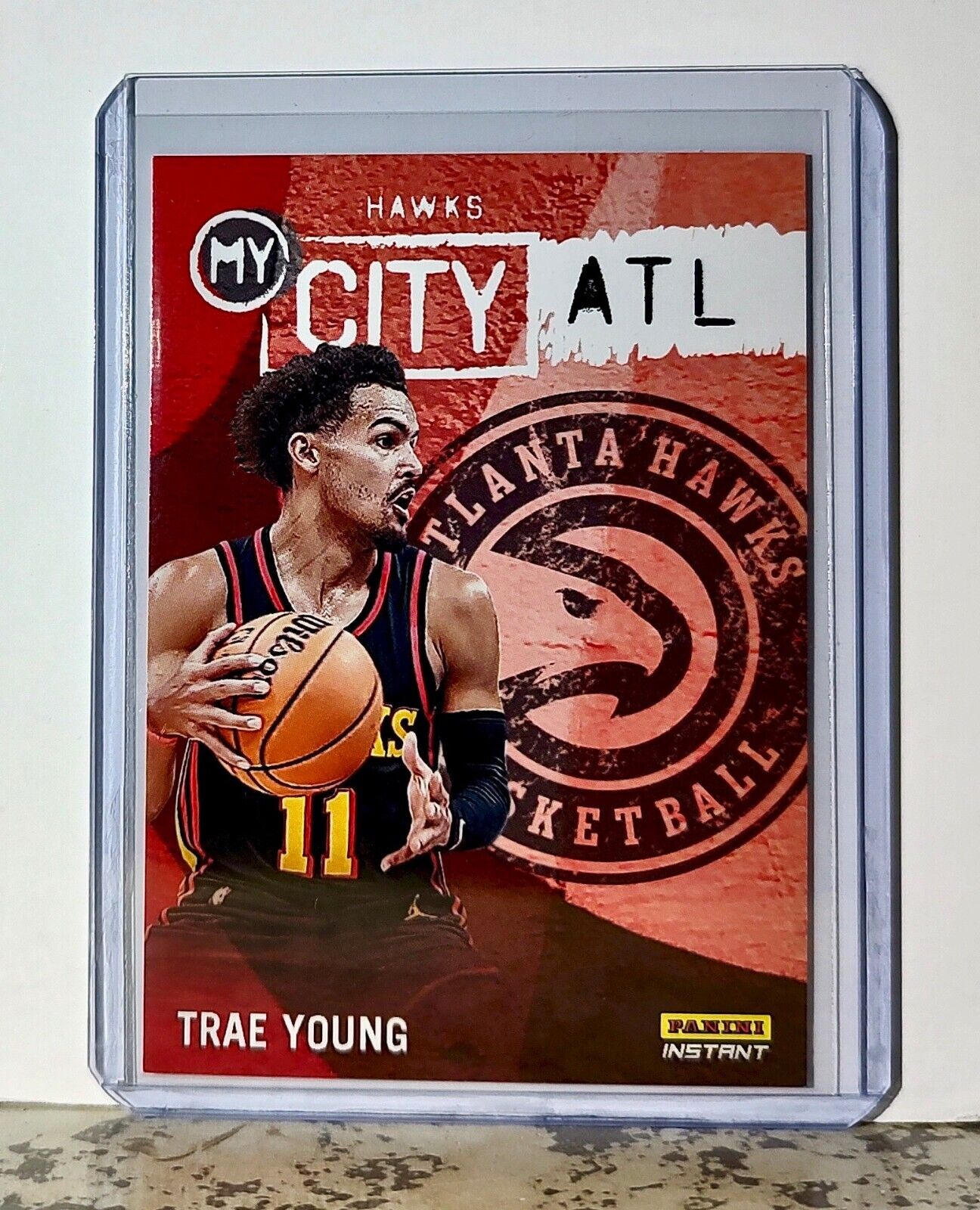 Trae Young 2023-24 Panini NBA #13 MyCity Basketball Card Atlanta Hawks 1/543