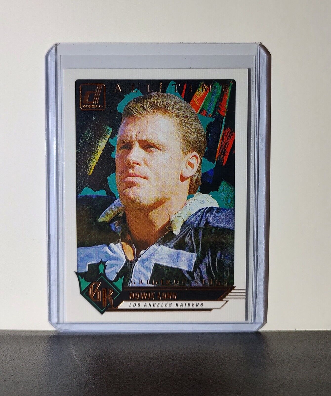 Howie Long 2024 Panini Donruss NFL #10 All-Time Gridiron Kings Card Los Angeles