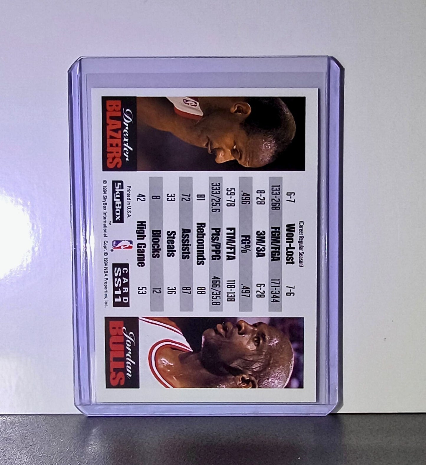 Michael Jordan 1993-94 Skybox Showdown Series Basketball Card Chicago Bulls
