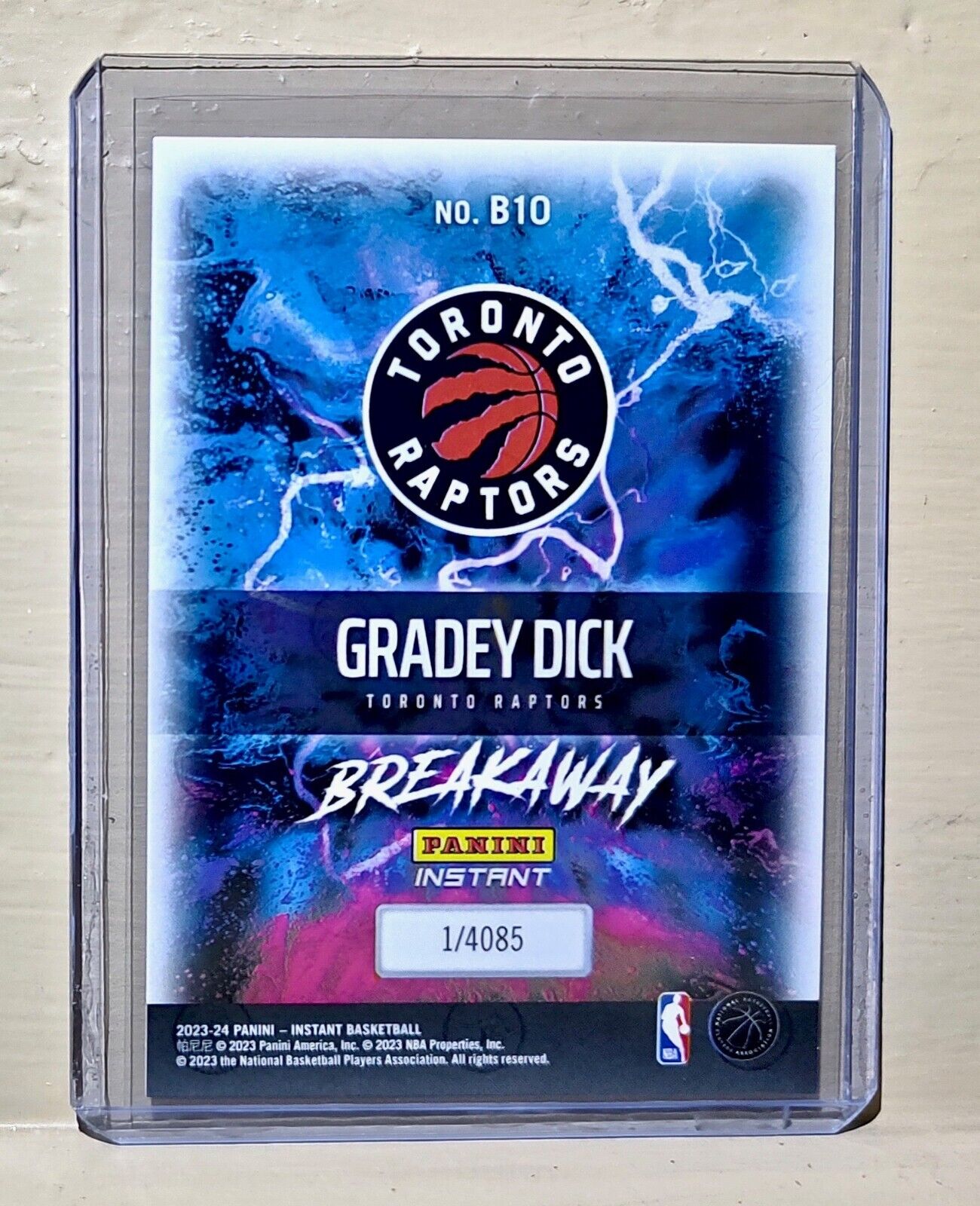 Gradey Dick 2023-24 Panini NBA Breakaway Basketball #10 Rookie Card 1 of 4085