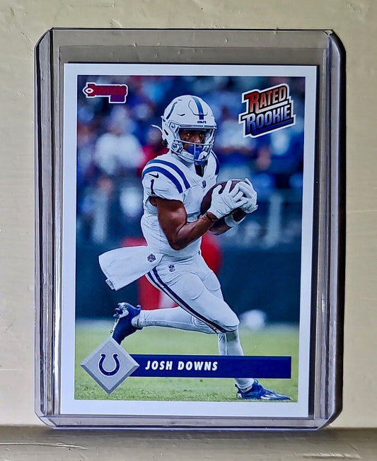 Josh Downs 2023 Panini NFL Rated Rookie Retro #24 Card Indianapolis Colts 1/629