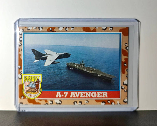 A-7 Corsair II 1991 Topps Desert Storm #112 Card