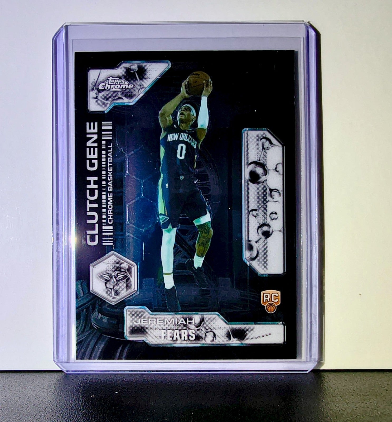 Jeremiah Fears Rookie 2025-26 NBA Topps Chrome Update Clutch Gene #CG-17 Card