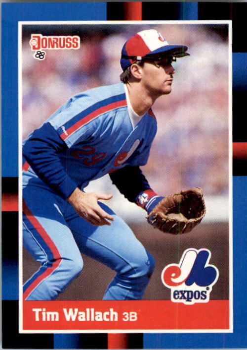 1988 Tim Wallach Donruss Baseball Card #222