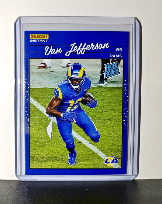 Van Jefferson Rookie 2020 Panini NFL #24 Rated Rookie Card St. Louis Rams
