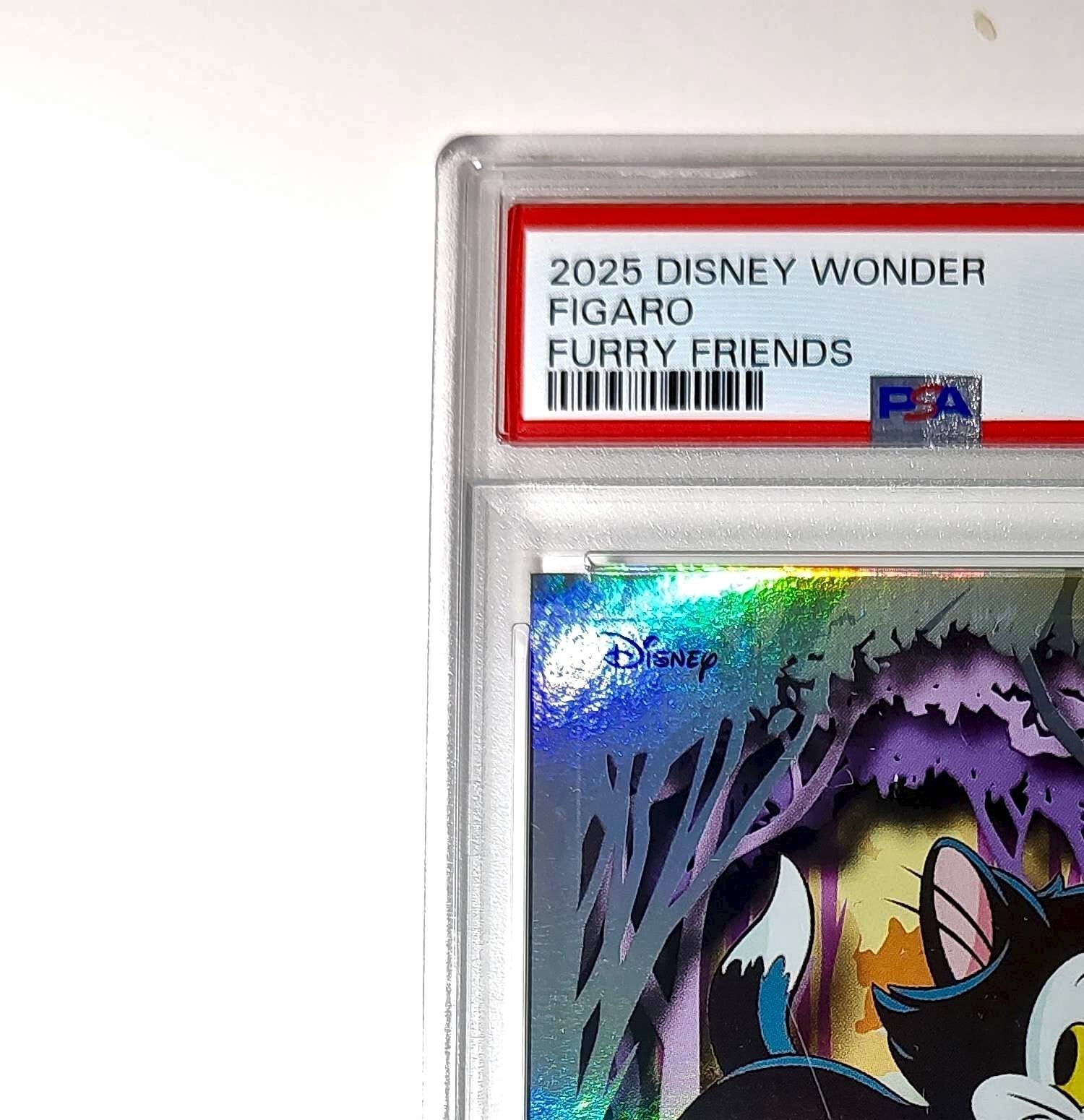 Figaro 2025 Topps Disney #FF-3 Furry Friends Card Pinocchio PSA 9