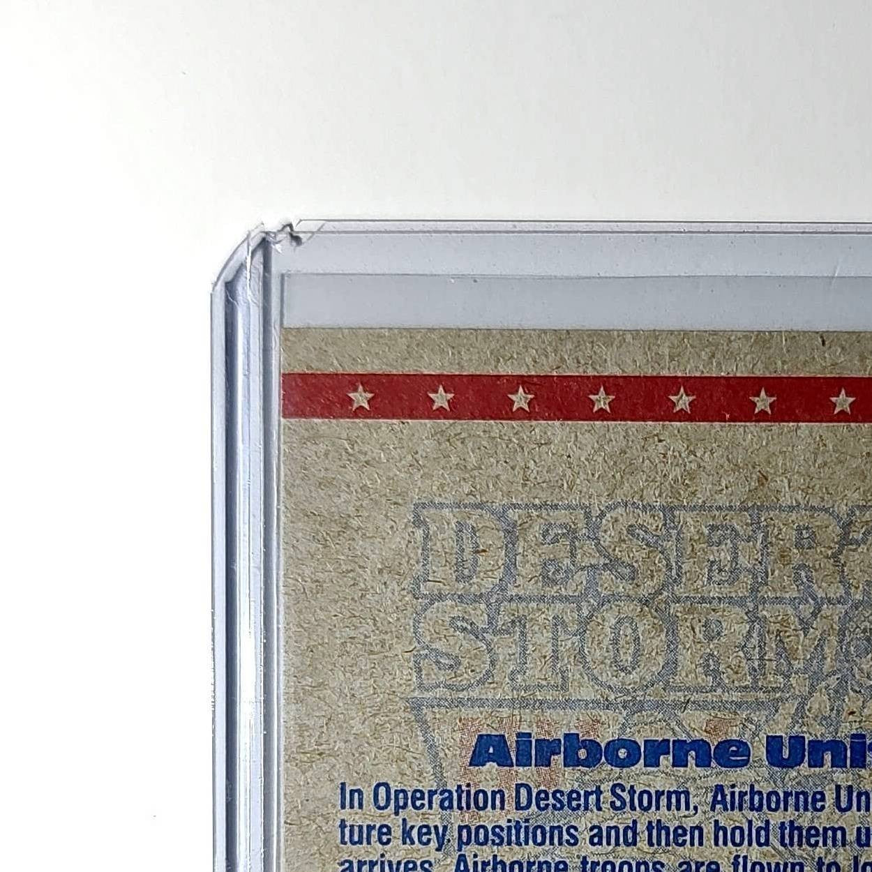 Airborne Unit 1991 Topps Desert Storm #68 Card