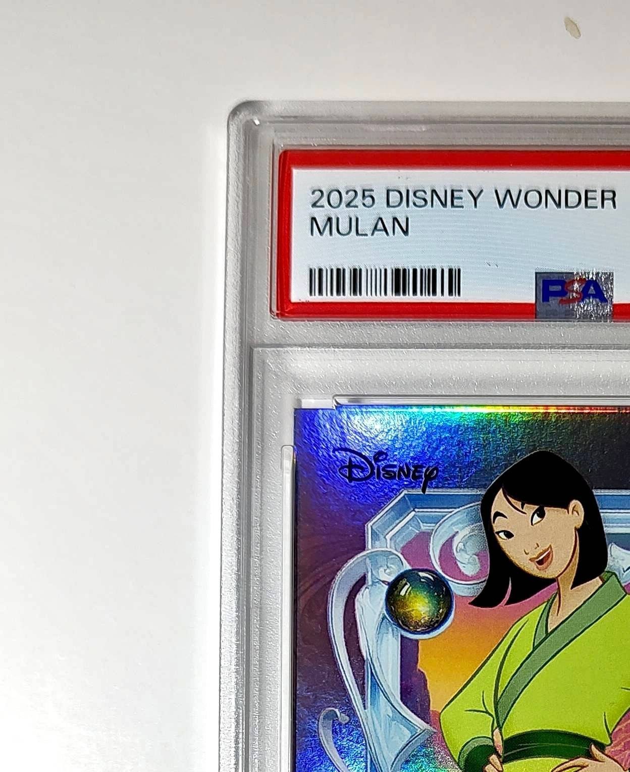 Mulan 2025 Topps Disney Cartoon Princess #158 Card Mulan PSA 9
