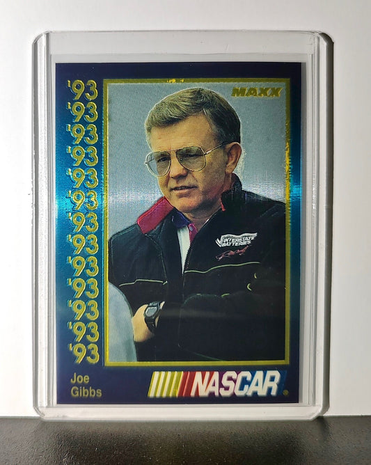 Joe Gibbs 1993 Maxx Premier Plus Racing #109 NASCAR Card Joe Gibbs Racing
