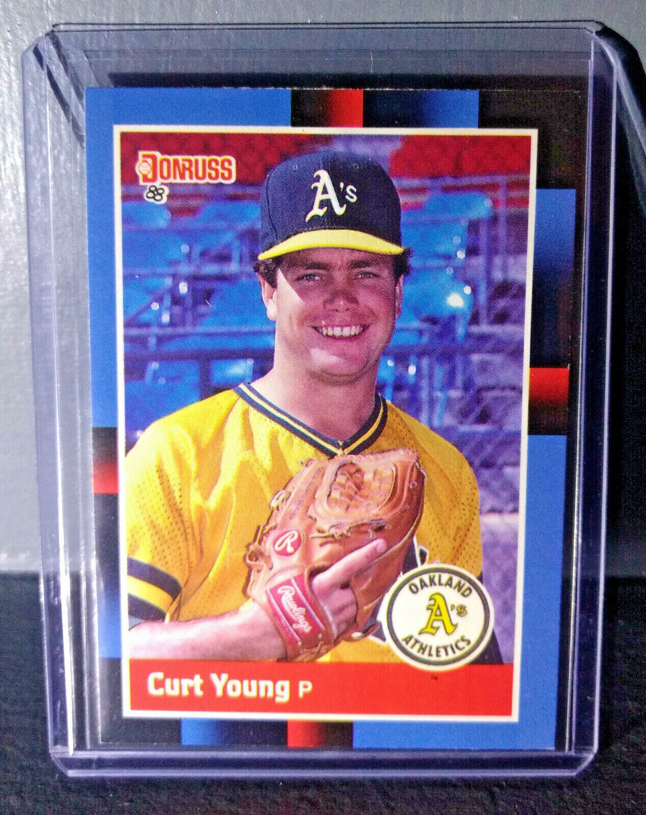 1988 Curt Young Donruss #97 Baseball Card