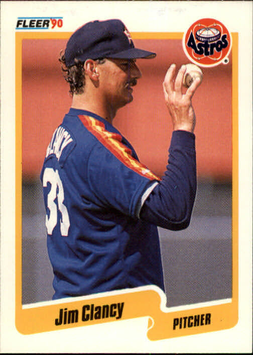 1990 Jim Clancy Fleer Baseball Card #226