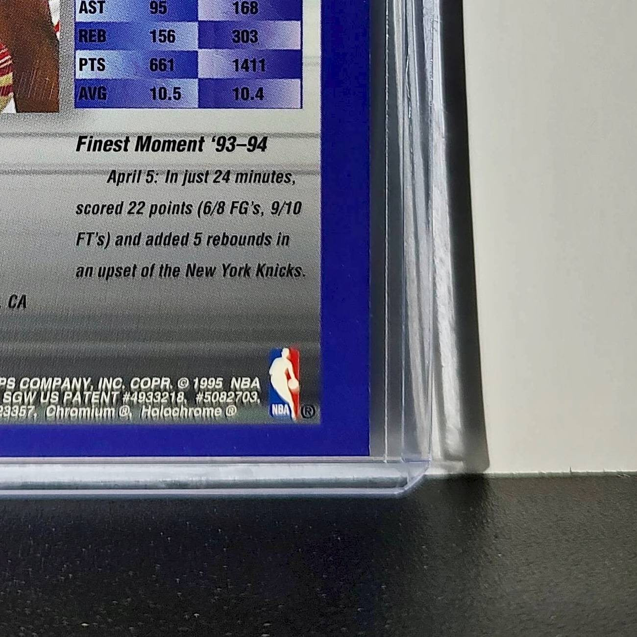 Harold Miner 1994-95 Topps Finest #214 Basketball Card