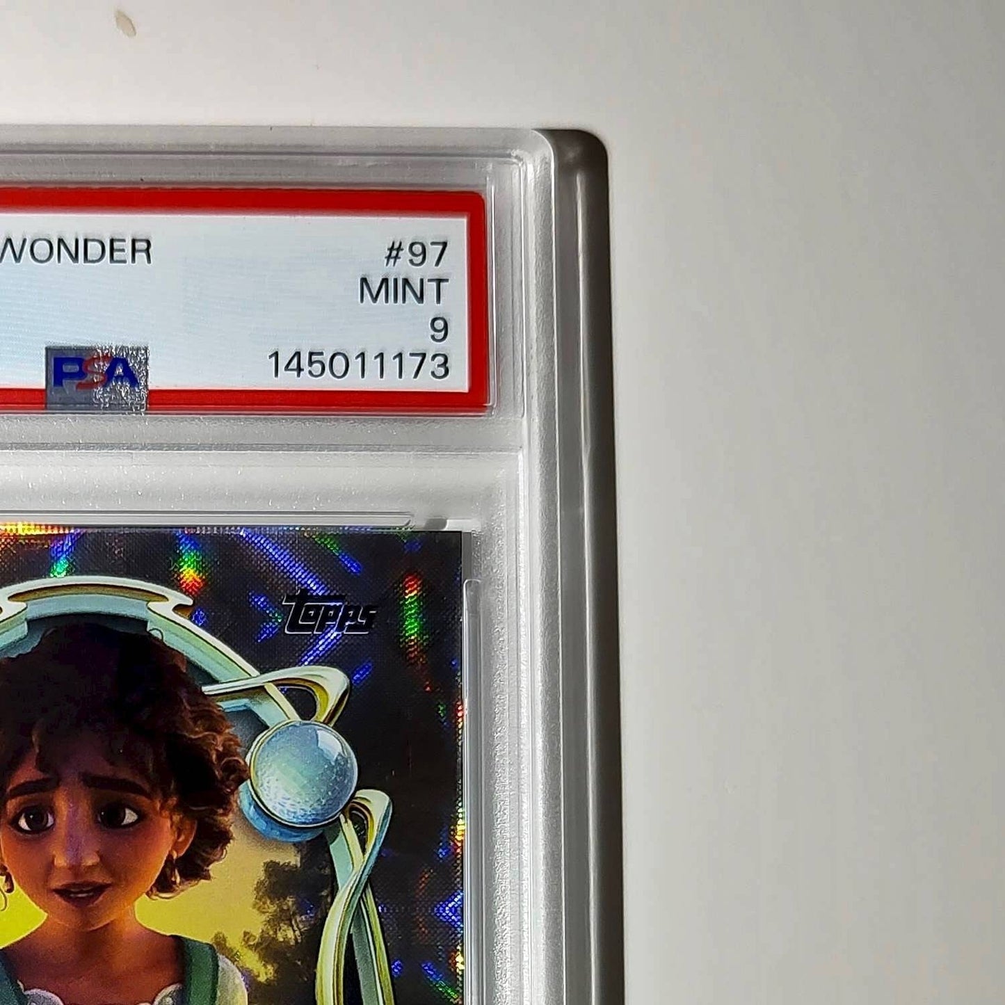 Julieta 2025 Topps Disney Wonder #97 Winter Variant Card Encanto PSA 9