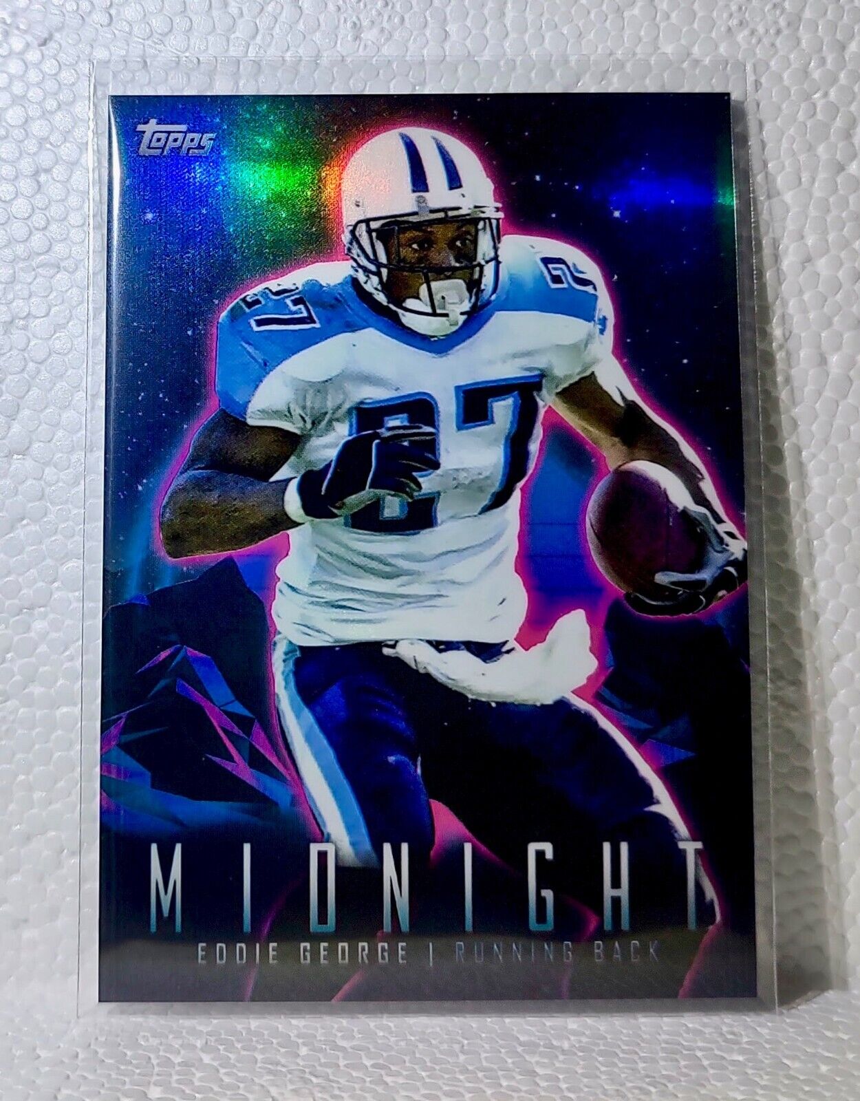 Eddie George 2023 Topps Midnight NFL #350 Football Card Tennessee Titans