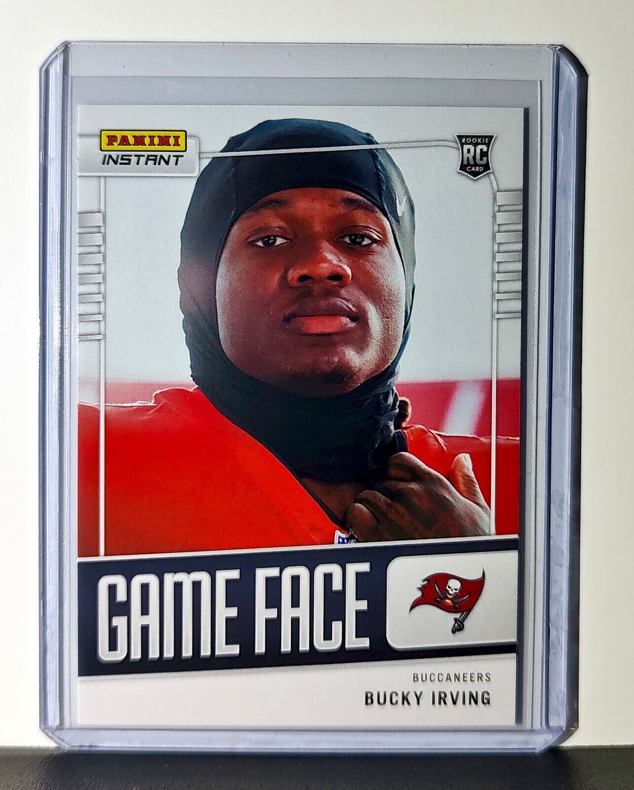 Bucky Irving 2024 Panini Game Face #6 NFL Rookie Card Tampa Bay Buccaneers 1/331