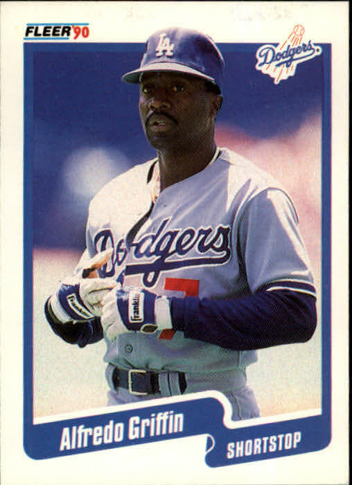 1990 Alfredo Griffin Fleer Baseball Card #395