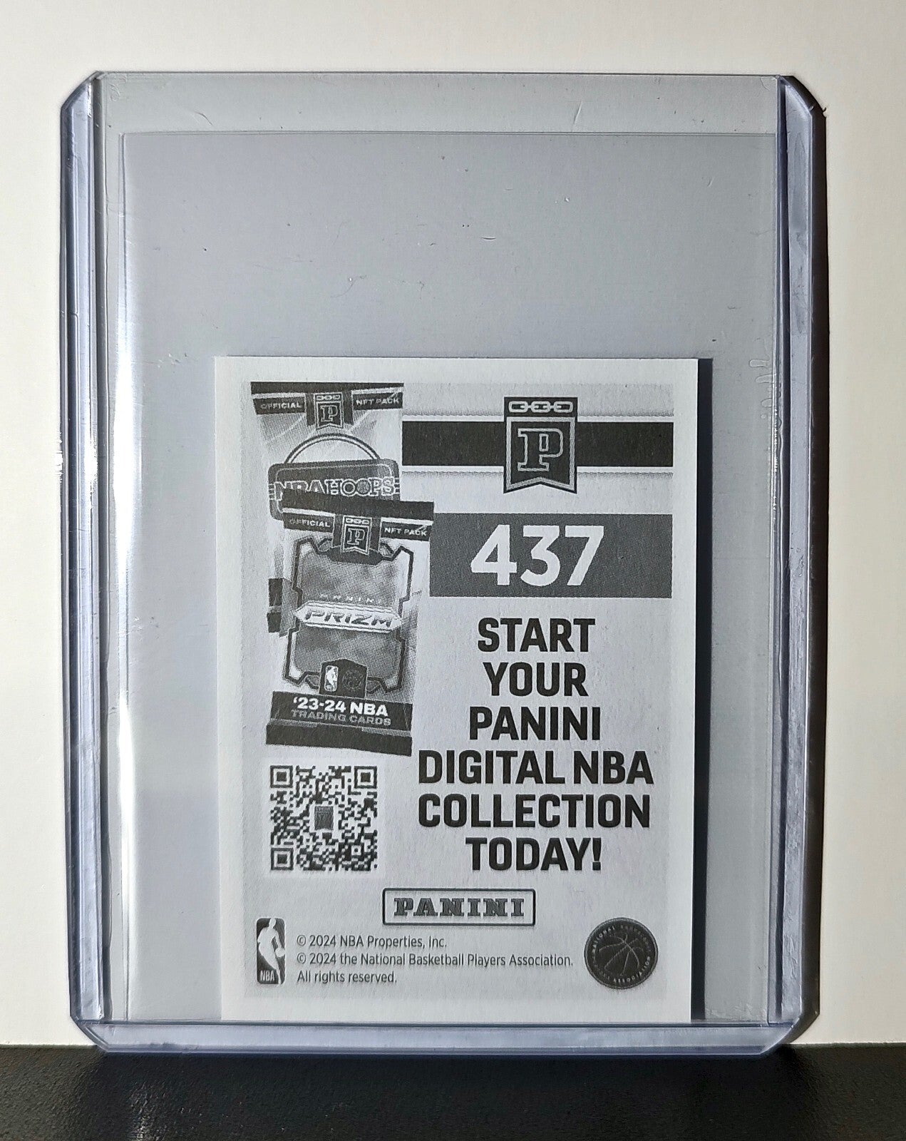 Deandre Ayton 2024-25 Panini NBA #437 Sticker Card Portland Trail Blazers