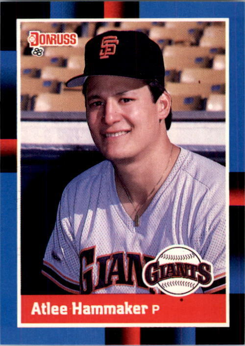 1988 Atlee Hammaker Donruss Baseball Card #450