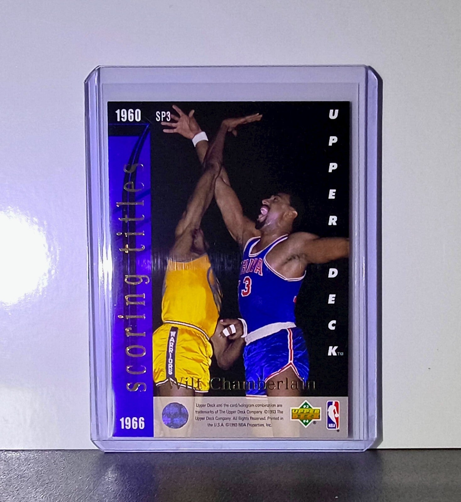 Michael Jordan Wilt Chamberlain 1993-94 Upper Deck Seven Straight #SP3 Bulls